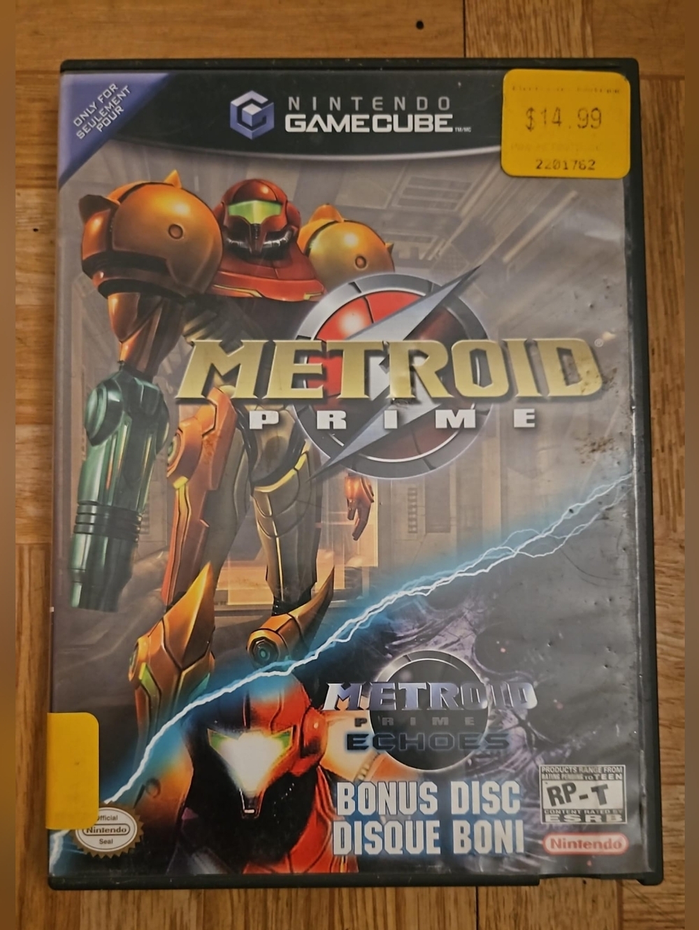 Metroid Prime with Echoes Bonus Disc (Nintendo Gamecube, 2004)